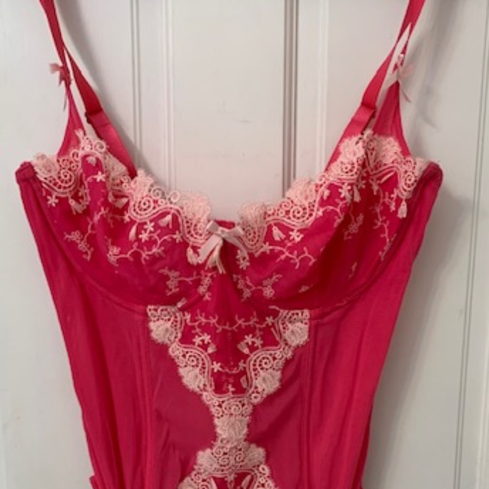 Affinitas Pink and cream Corset